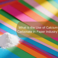 Calcium carbonate in paper making