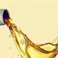 Nanoparticles of calcium carbonate dispersed in lubricating oil under microscope.