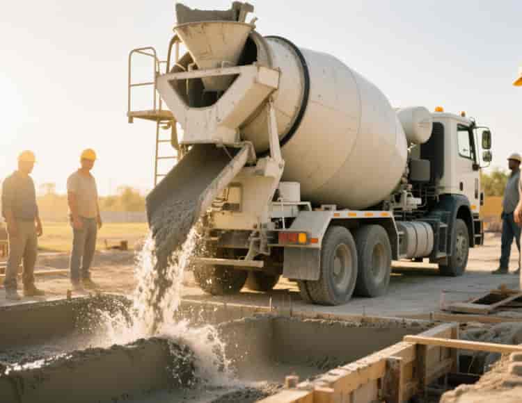 Custom limestone filler for use in construction-grade concrete