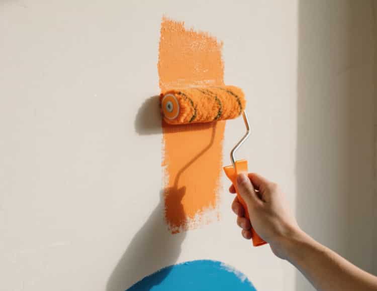 Calcium carbonate used in paint