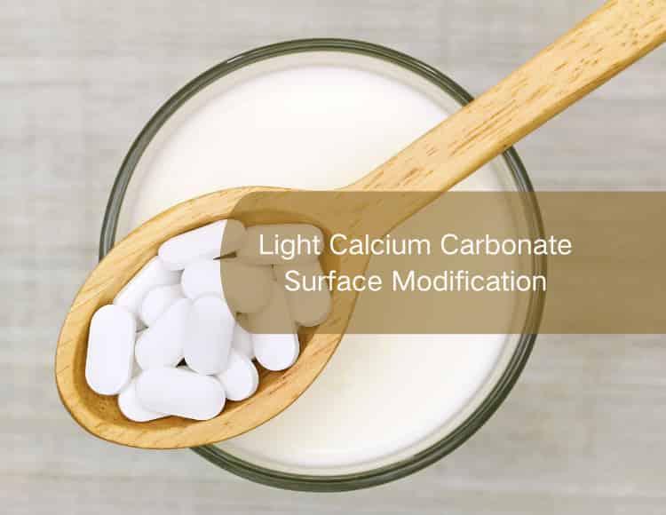 Stearic Acid Coating on Calcium Carbonate Particles