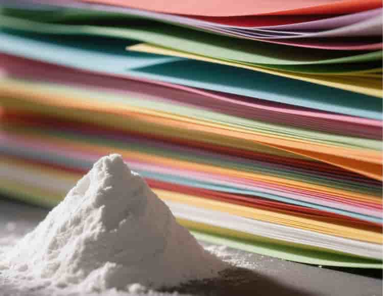 Calcium carbonate used in  paper